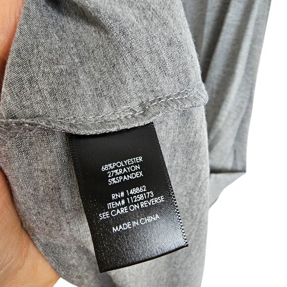 Torrid Dress Knee Length Dress Trapeze Dress Sleeveless Dress 2X Gray Jersey - Picture 7 of 9